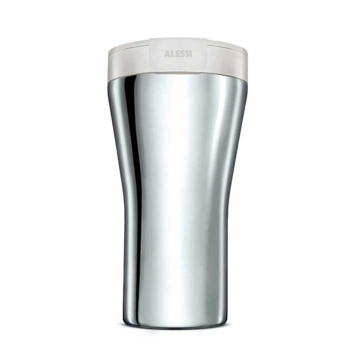 Alessi Caffa Rejsekrus 0,4L Hvid