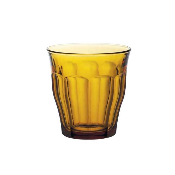 Duralex Picardie Caféglas 25cl Amber 6 stk