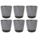 Aida RAW Krus 30 cl 6 Stk Nordic Grey