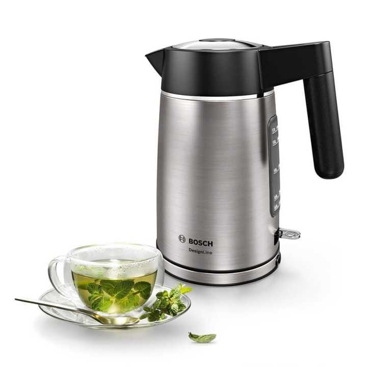 Bosch Elkedel TWK5P480 DesignLine 1.7 l Stål Bosch Elkedel TWK5P480 DesignLine 1.7 l Stål