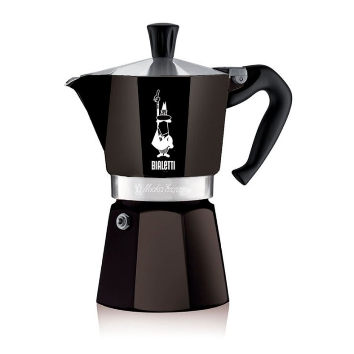 Bialetti Moka Express 6 Kop. Espressokande Sort