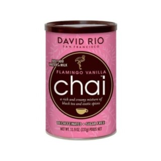 David Rio Chai Flamingo Vanilla Decaf & Sukkerfri 337g