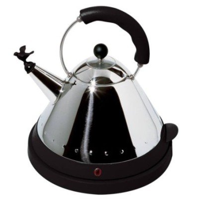 Alessi MG32 Elkedel 1,5 L Sort