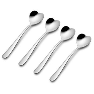 Alessi Hjerteformede Kaffeskeer 4 stk