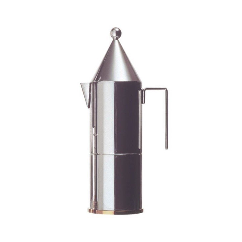 Alessi La Conica 3 Kop. Espressokande Stål