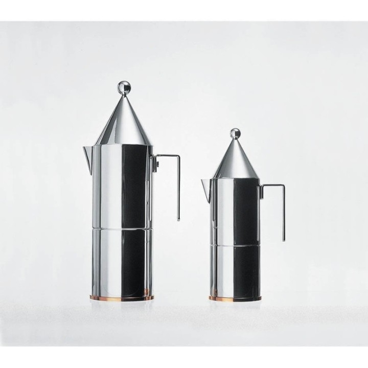 Alessi La Conica 3 Kop. Espressokande Stål