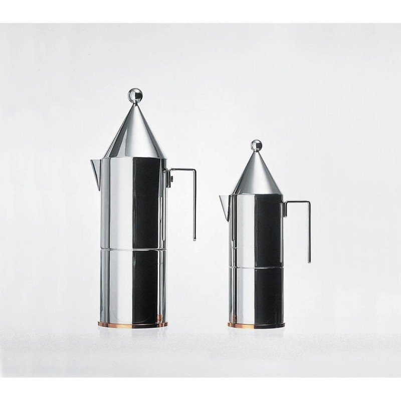Alessi La Conica 6 Kop. Espressokande Stål