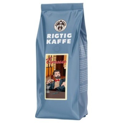 Rigtig Kaffe Espresso 500g Hele kaffebønner
