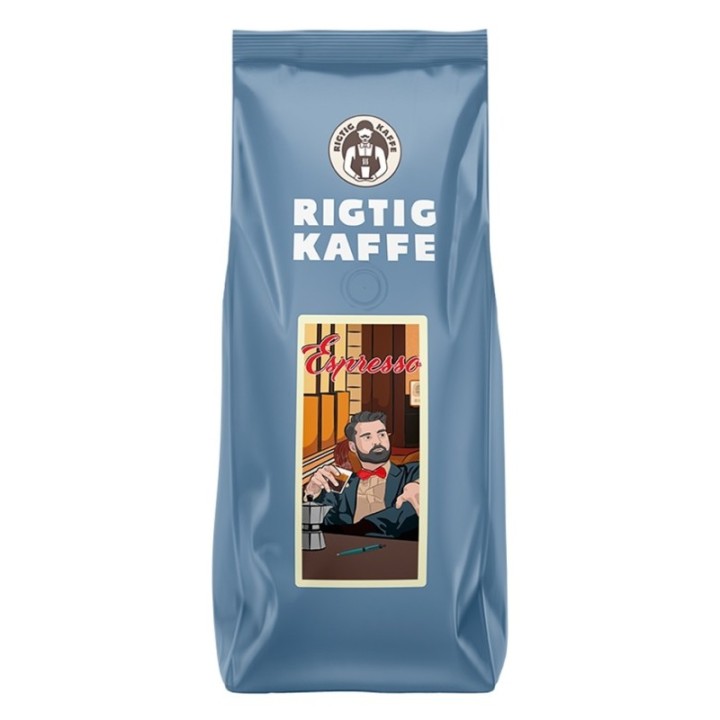 Rigtig Kaffe Espresso 6kg Hele kaffebønner