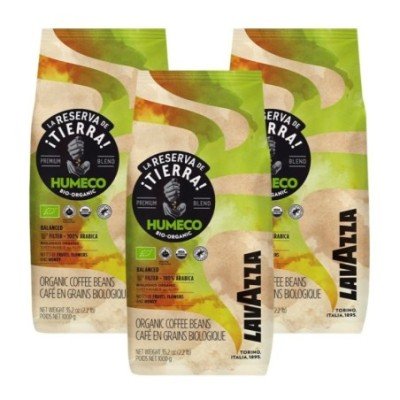 Lavazza La Reserva de Tierra Humeco Økologisk 3kg Hele kaffebønner