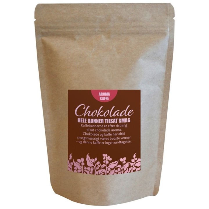 Chokolade Smagskaffe 225g Hele kaffebønner