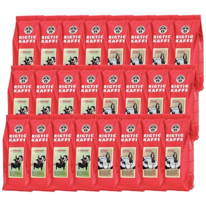 Rigtig Kaffe Adrianna & Teodora 12kg Hele kaffebønner