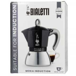 Bialetti Moka Induction 6 Kop. Espressokande Sort