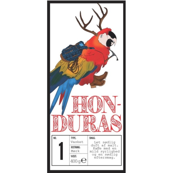 Rigtig Kaffe Honduras No. 1 - 400g Hele kaffebønner