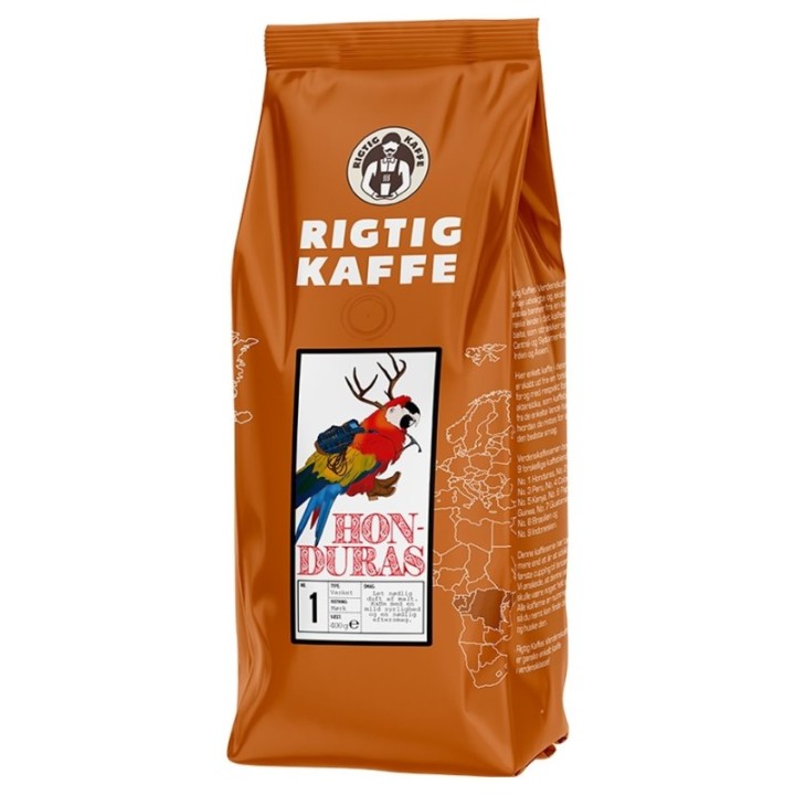 Rigtig Kaffe Honduras No. 1 - 7x400g Hele kaffebønner