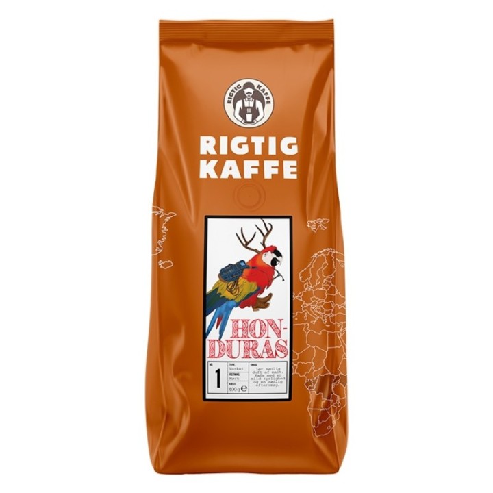 Rigtig Kaffe Honduras No. 1 - 7x400g Hele kaffebønner