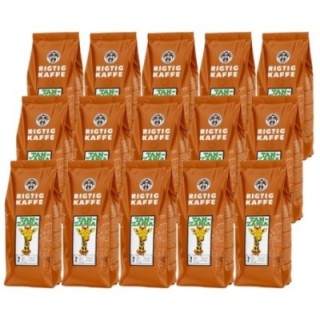 Rigtig Kaffe Tanzania No. 2 - 15x400g Hele kaffebønner