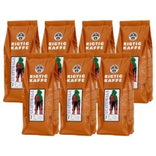 Rigtig Kaffe Guatemala No. 7 - 7x400g Hele kaffebønner