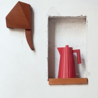 Alessi Plissé Elkedel 1,7L Rød