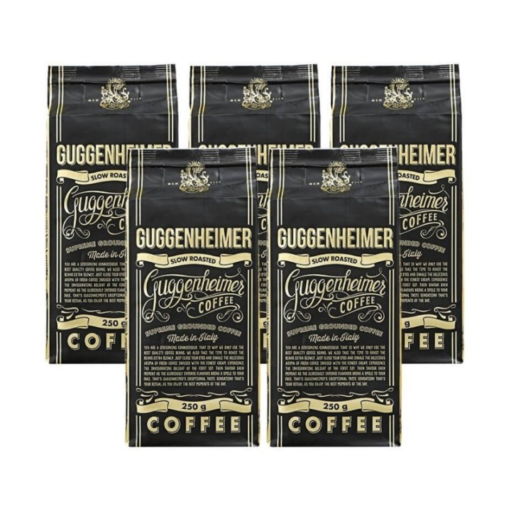 Guggenheimer Coffee Supreme 5x250g Formalet kaffe