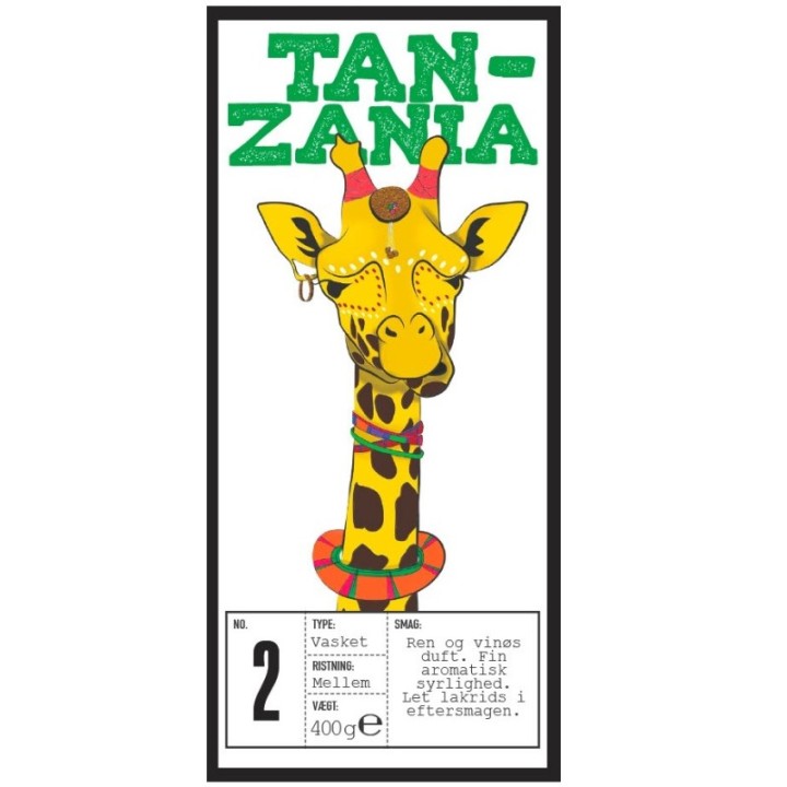 Rigtig Kaffe Tanzania No. 2 v/24kg Hele kaffebønner