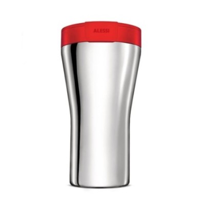Alessi Caffa Rejsekrus 0,4 L Rød