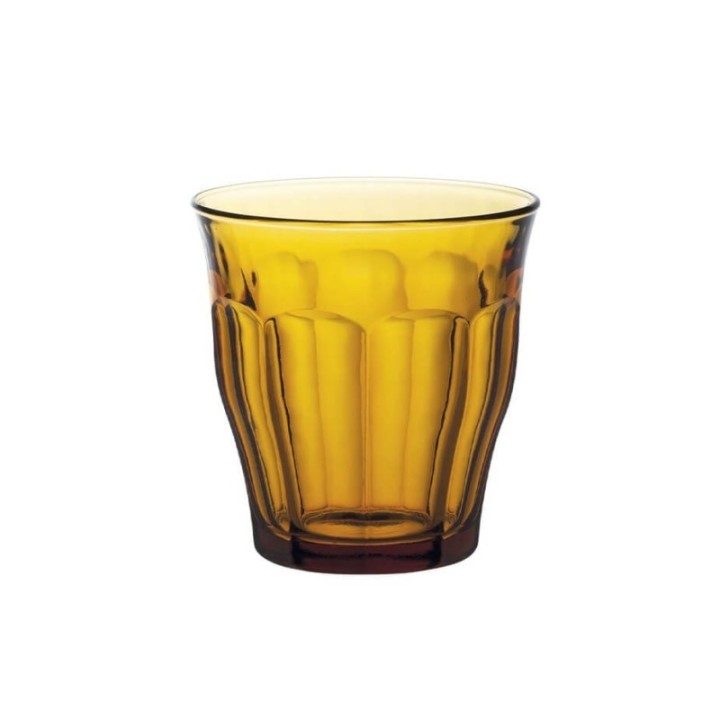 Duralex Picardie Caféglas 25 cl Amber 6 Stk