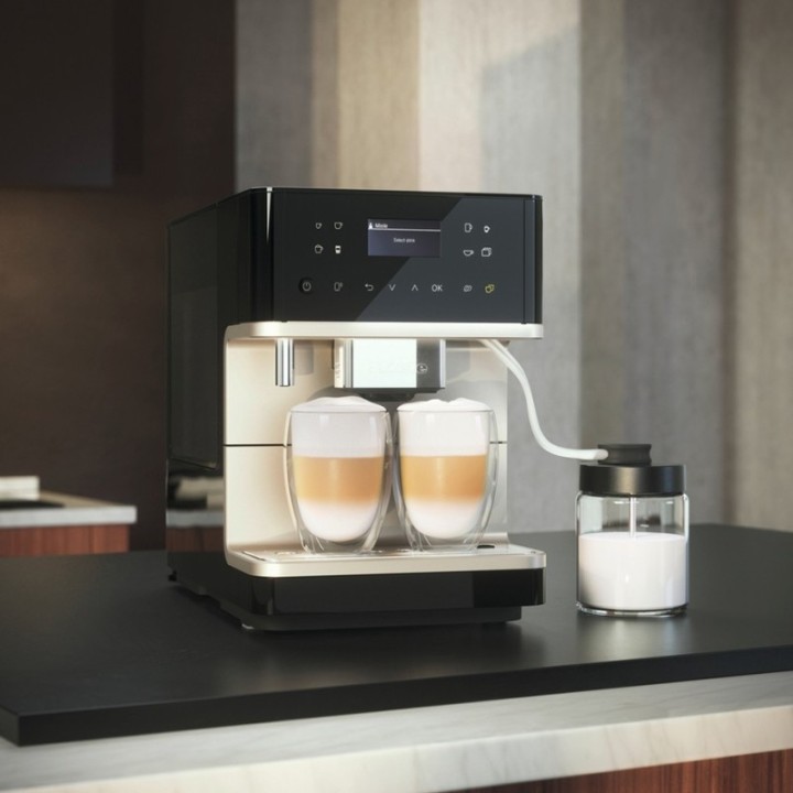 Miele CM 6360 MilkPerfection Obsidiansort CleanSteelMetallic