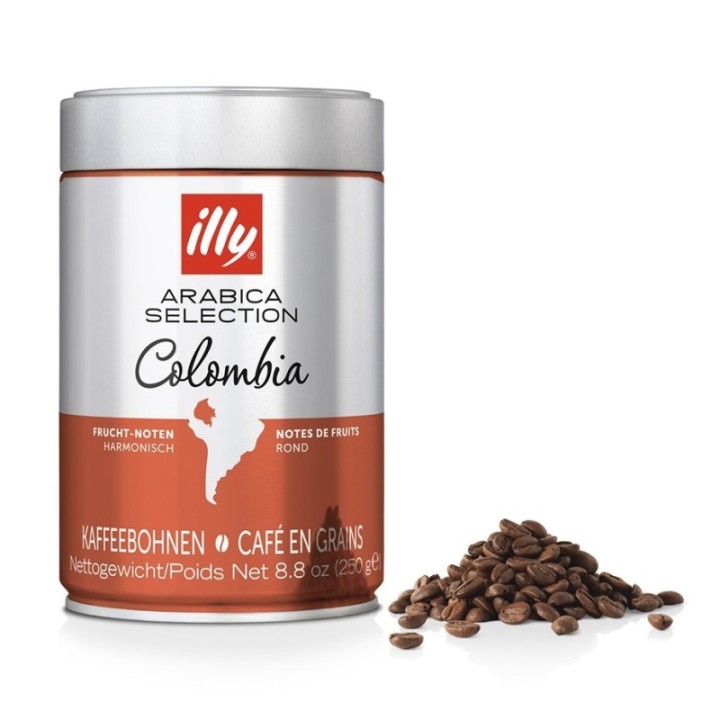 Illy Colombia 250g - Hele Kaffebønner