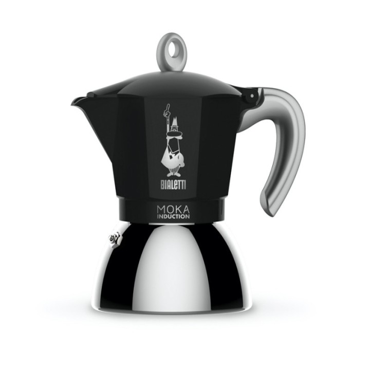 Bialetti Moka Induction 4 Kop. Espressokande Sort