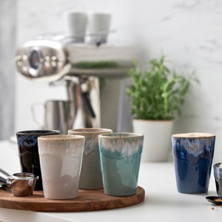 Costa Nova Gres Espressokopper 10 cl 6 Stk Gul