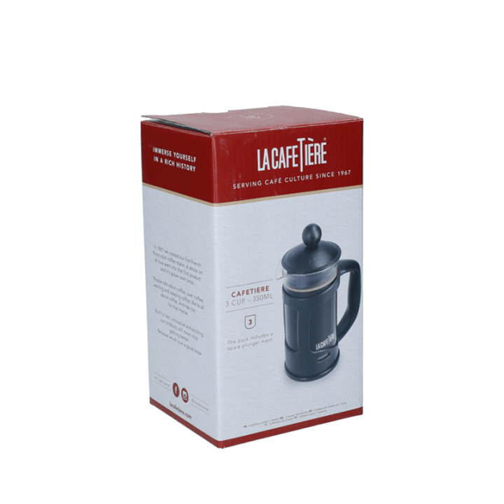 La Cafetiere 3 Kop. Stempelkande Sort