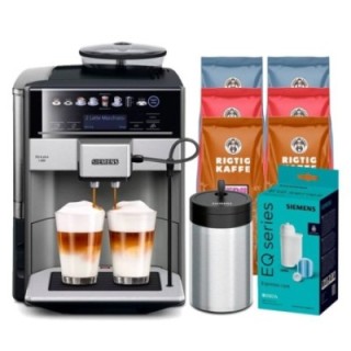 Siemens TE655203RW EQ6 s500 Inkl. Rigtig Kaffe & Pleje