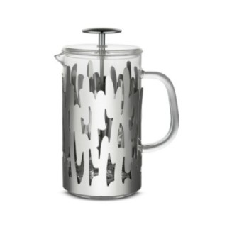 Alessi Barkoffee 8 Kop. Stempelkande Stål
