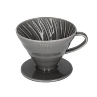 Hario V60-02 Keramik Dripper Grå 2 Kop.