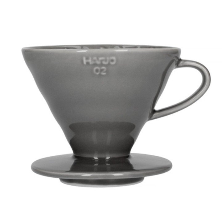 Hario V60-02 Keramik Dripper Grå 2 Kop.
