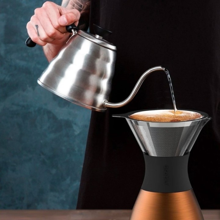 Asobu Isoleret Pour Over Kaffebrygger Sort
