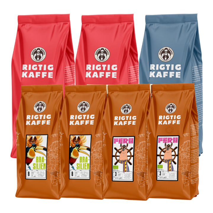 Rigtig Kaffe Bestsellers Mixpakke 4,6kg