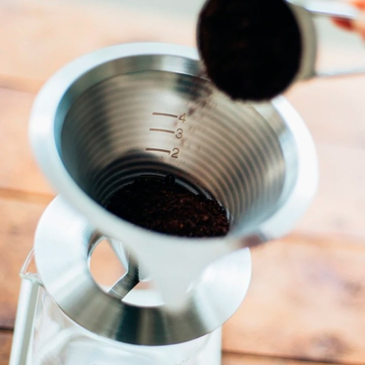 Hario V60-02 Metal Dripper 2 Kop.