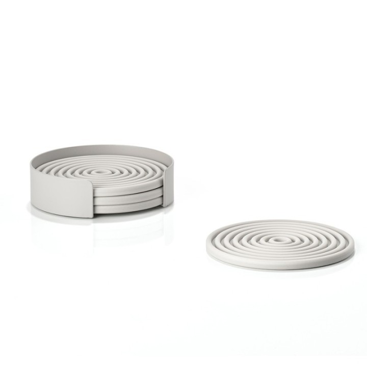 Zone Rocks Glasbrikker 4 Stk Grå