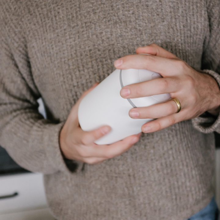 Fellow Atmos Vakuum Stålbeholder Mat Hvid 1,2 L
