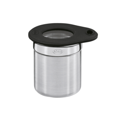 Rösle Kaffebeholder 0,1 L Stål/Sort