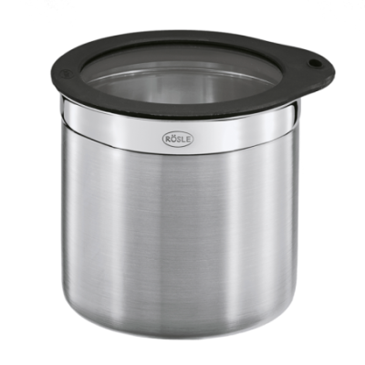 Rösle Kaffebeholder 1,4 L Stål/Sort