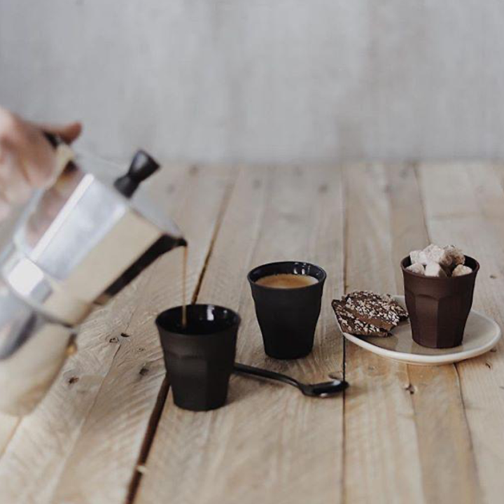 Duralex Picardie Caféglas 9 cl 6 Stk Sort