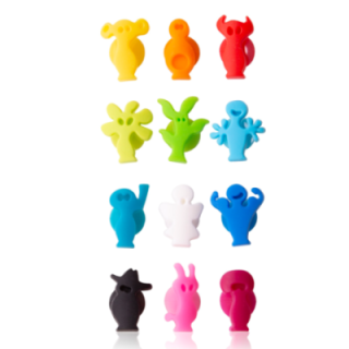 Vacu Vin Glasmarkører 12 stk.