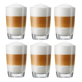 Jura Latte Macchiato Glas 22 cl 6 Stk