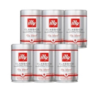 Illy Espresso Classico 6x250g Hele kaffebønner