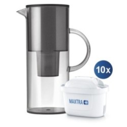 Stelton EM vandfilterkande, 2 L Smoke Inkl. 10 Maxtra+ Filtre
