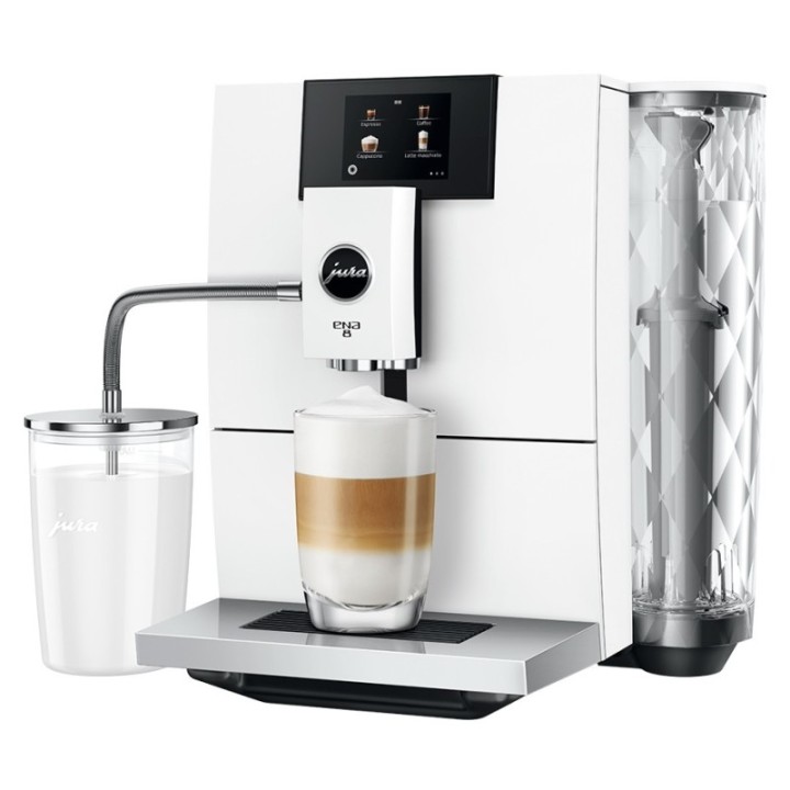 Jura ENA 8 (EC) Full Nordic White Espressomaskine Inkl. Startpakke (DK sprog)