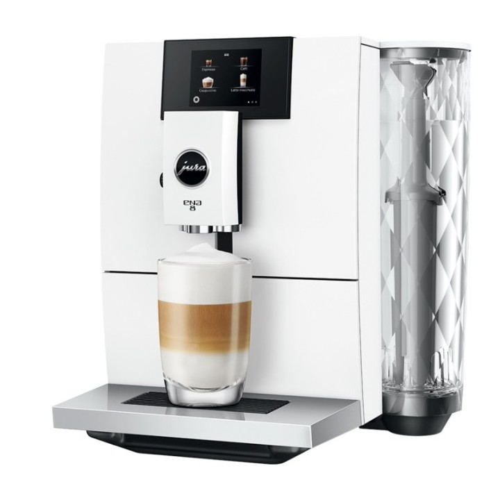 Jura ENA 8 (EC) Full Nordic White Espressomaskine Inkl. Startpakke (DK sprog)